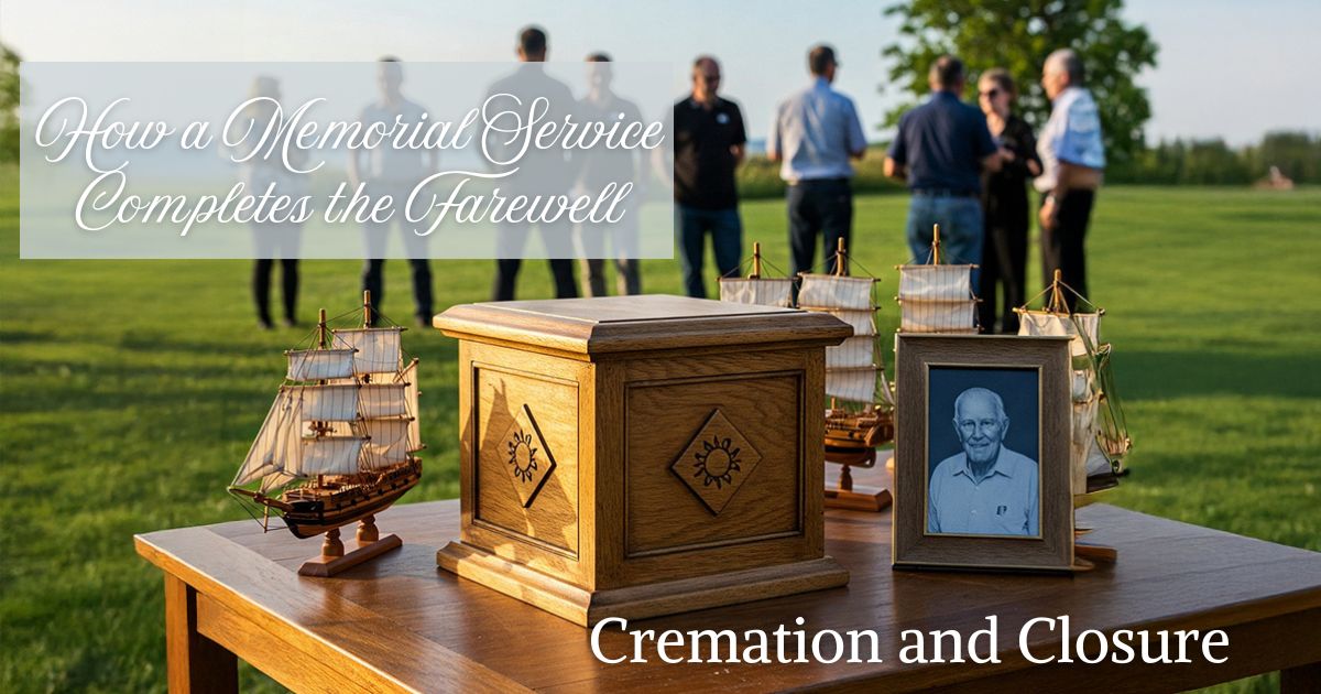 Cremation and Closure: How a Memorial Service Completes the Farewell