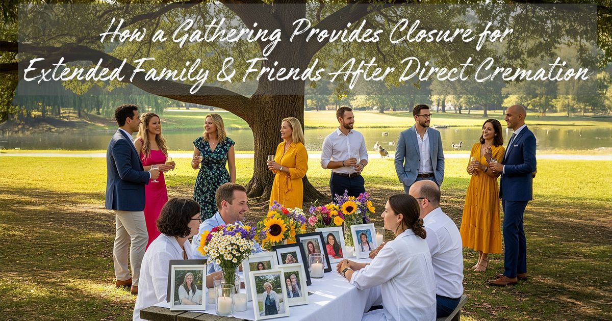 How a Gathering Provides Closure for Extended Family & Friends After Direct Cremation